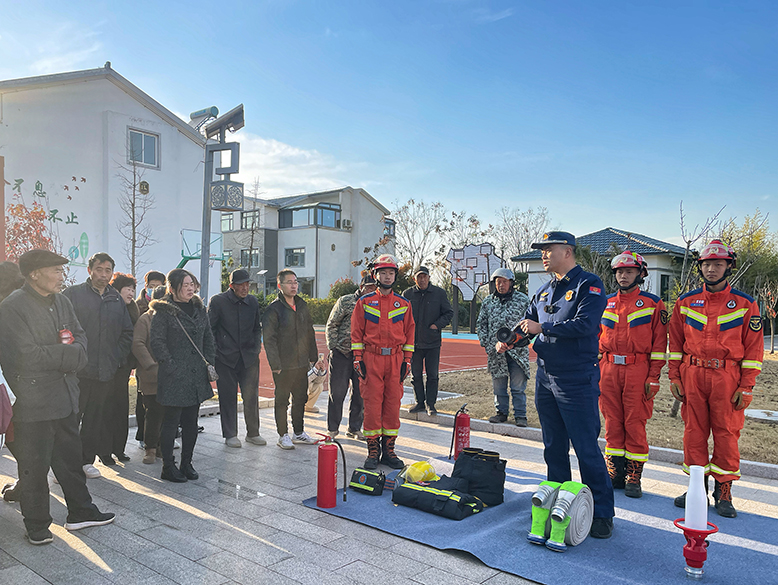 縣消防救援大隊開展“消防講師進農(nóng)村”活動